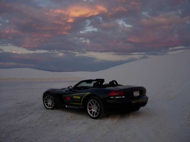 Black stealth Viper at Whitesands, NM stealth viper @ white sands, nm