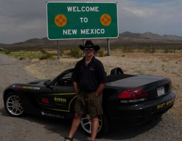 Crusin' in the Land of Enchantment veil guy in new mexico