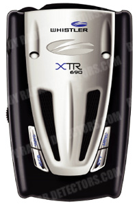 xtr 690 radar detector top view