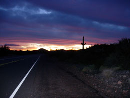 vulture mine road - typical beautiful scenic road